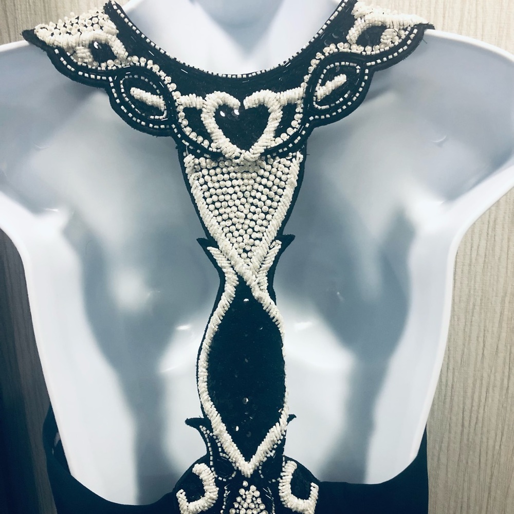 🎉HP🎉Custom Made- Beautiful Women’s Cocktail Dress w/Beading💥 - Picture 4 of 14